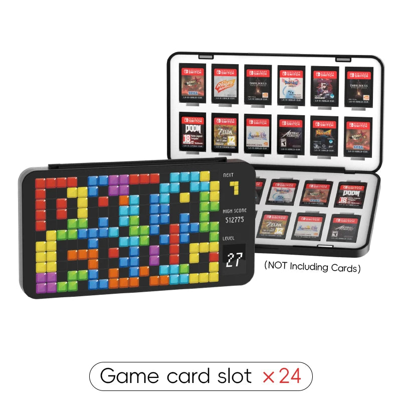 DATA FROG 24 in 1 Game Card Case Protective Holder Hard Shell Game Card Storage Box For Nintendo Switch/Lite/Oled Accessories