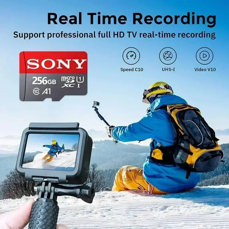 Ultra SONY Micro SD/TF 1TB Flash Memory Card128GB 256GB 32GB 64GB MicroSD U3 A2 TF Flash Card for Xiaomi Phone Camera table PC