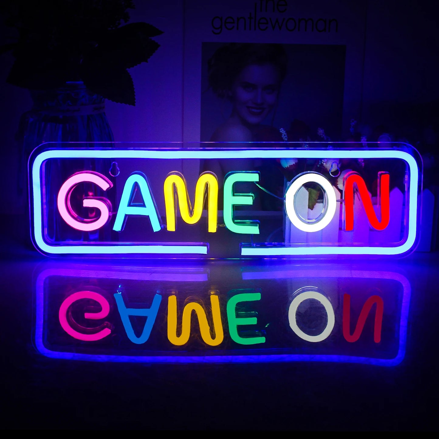 Game Room Neon Sign Led Lights Up Sign Home Gaming Lighting For Men Cave Game Room Party Birthday Bedroom Decoration Light Gifts