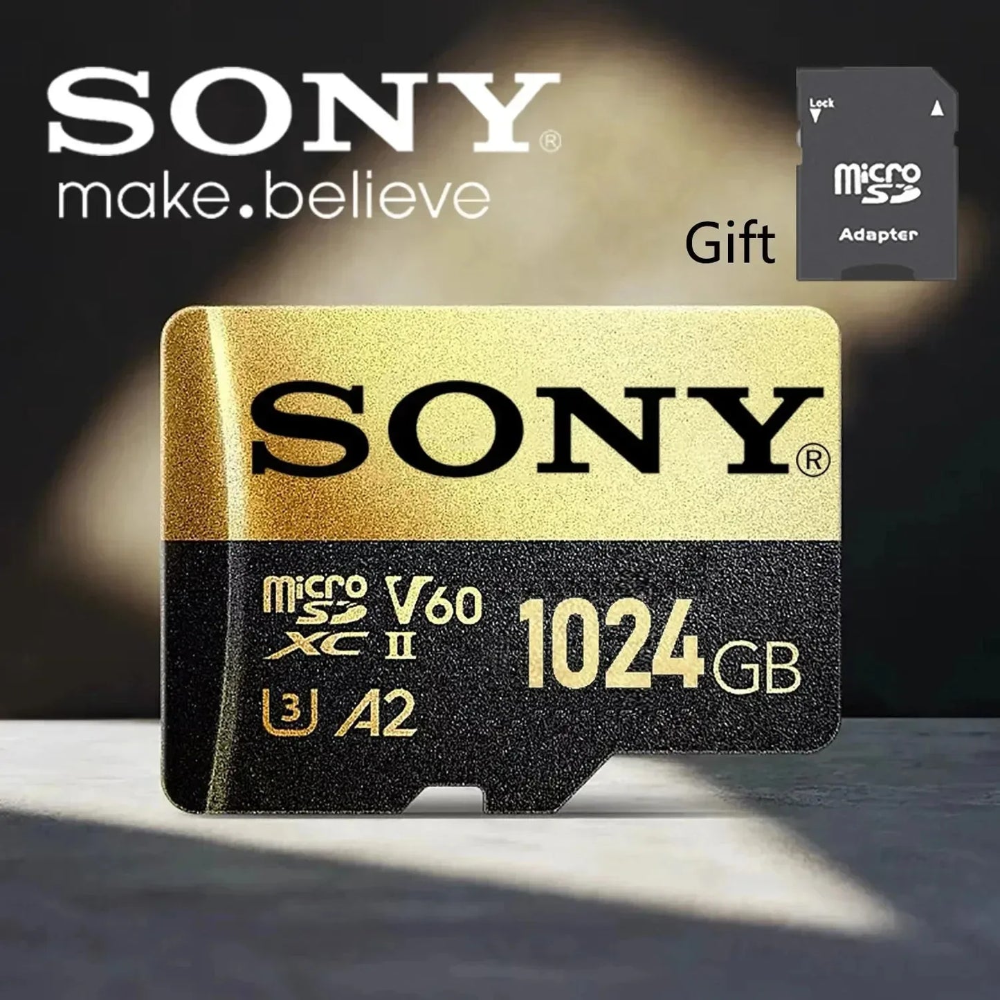 Sony SD Memory Card High Speed Micro TF SD Card 128GB 1TB 512GB 256GB A2 U3 V30 SD TF Flash Cards For Xiaomi Phone Computer