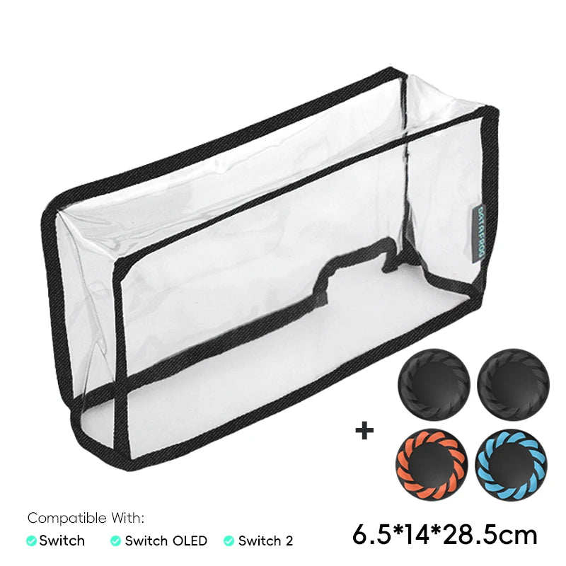 DATA FROG Silicone Thumb Grip Cap Protective Cover for Switch 2 Controllers, Anti-Slip Gamepad Accessories