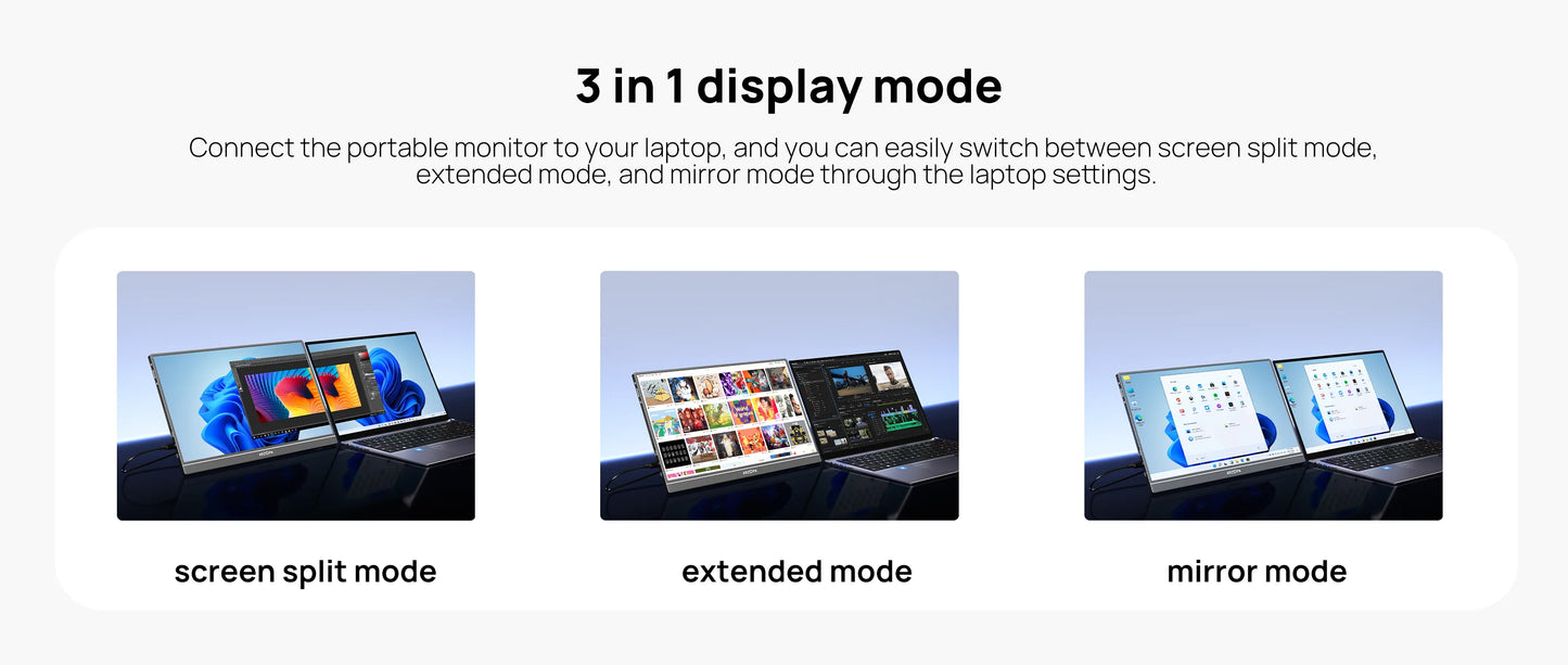 ARZOPA 17.3''1080P IPS Portable Gaming Monitor HDMI USB External Laptop Display Screen Kickstand for PC/Mac/Phone/Xbox/Switch/PS