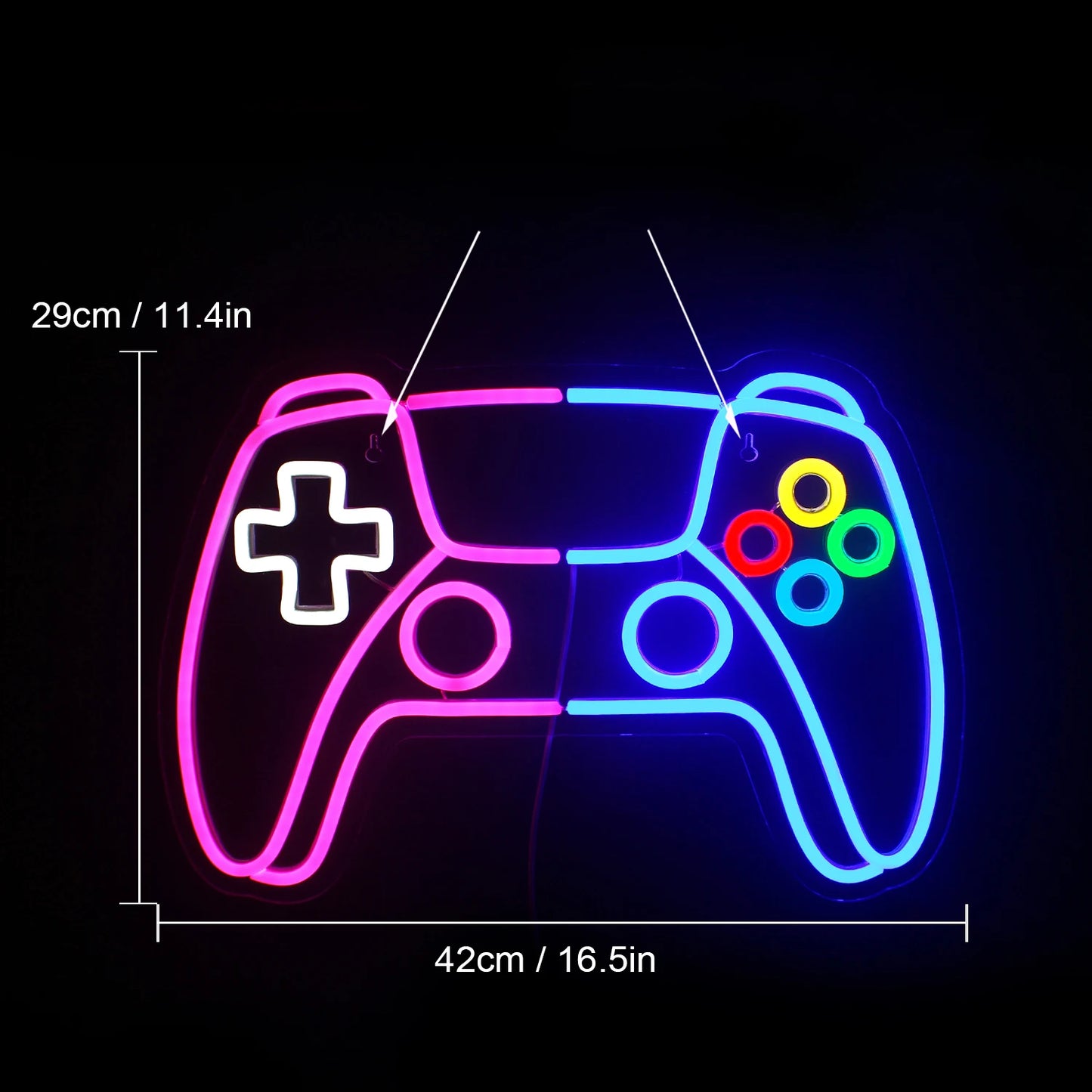 Game Room Neon Sign Led Lights Up Sign Home Gaming Lighting For Men Cave Game Room Party Birthday Bedroom Decoration Light Gifts