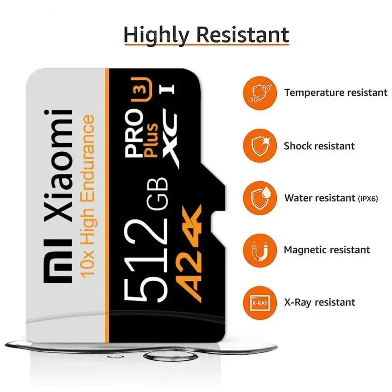 Xiaomi High Speed Memory Card 1TB 2TB Micro TF SD Card 128GB 256GB TF Card For Camera Surveillance Devices For Sony For Lenovo