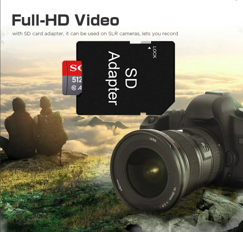 Ultra SONY Micro SD/TF 1TB Flash Memory Card128GB 256GB 32GB 64GB MicroSD U3 A2 TF Flash Card for Xiaomi Phone Camera table PC