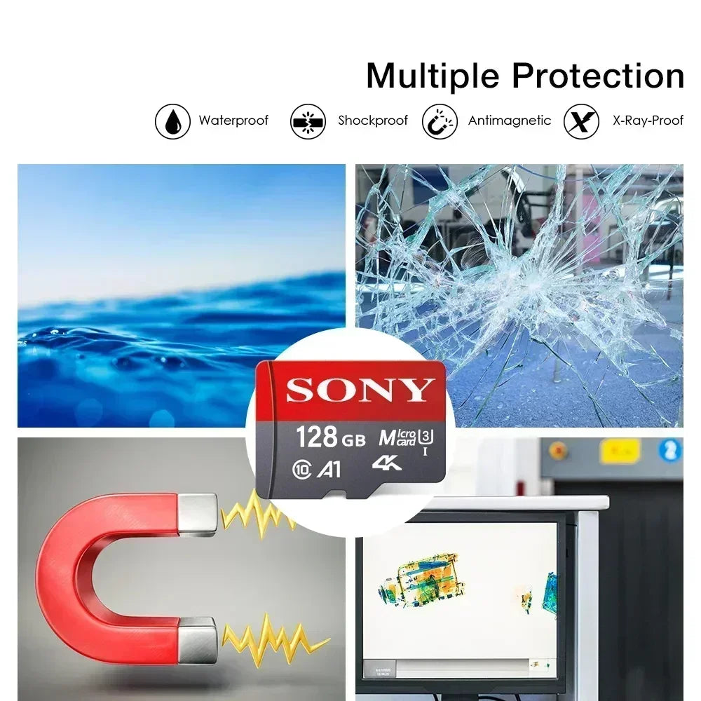 Ultra SONY Micro SD/TF 1TB Flash Memory Card128GB 256GB 32GB 64GB MicroSD U3 A2 TF Flash Card for Xiaomi Phone Camera table PC