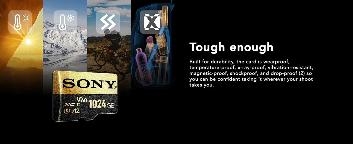 Original SONY Memory Card 1TB 64GB 128GB Class10 512GB 100MB/s UHS-I Flash Micro SD Card C10 Ultra A1 Micro SD HC/SDXC