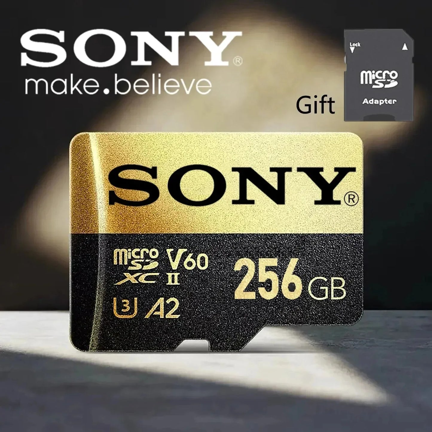 Sony SD Memory Card High Speed Micro TF SD Card 128GB 1TB 512GB 256GB A2 U3 V30 SD TF Flash Cards For Xiaomi Phone Computer