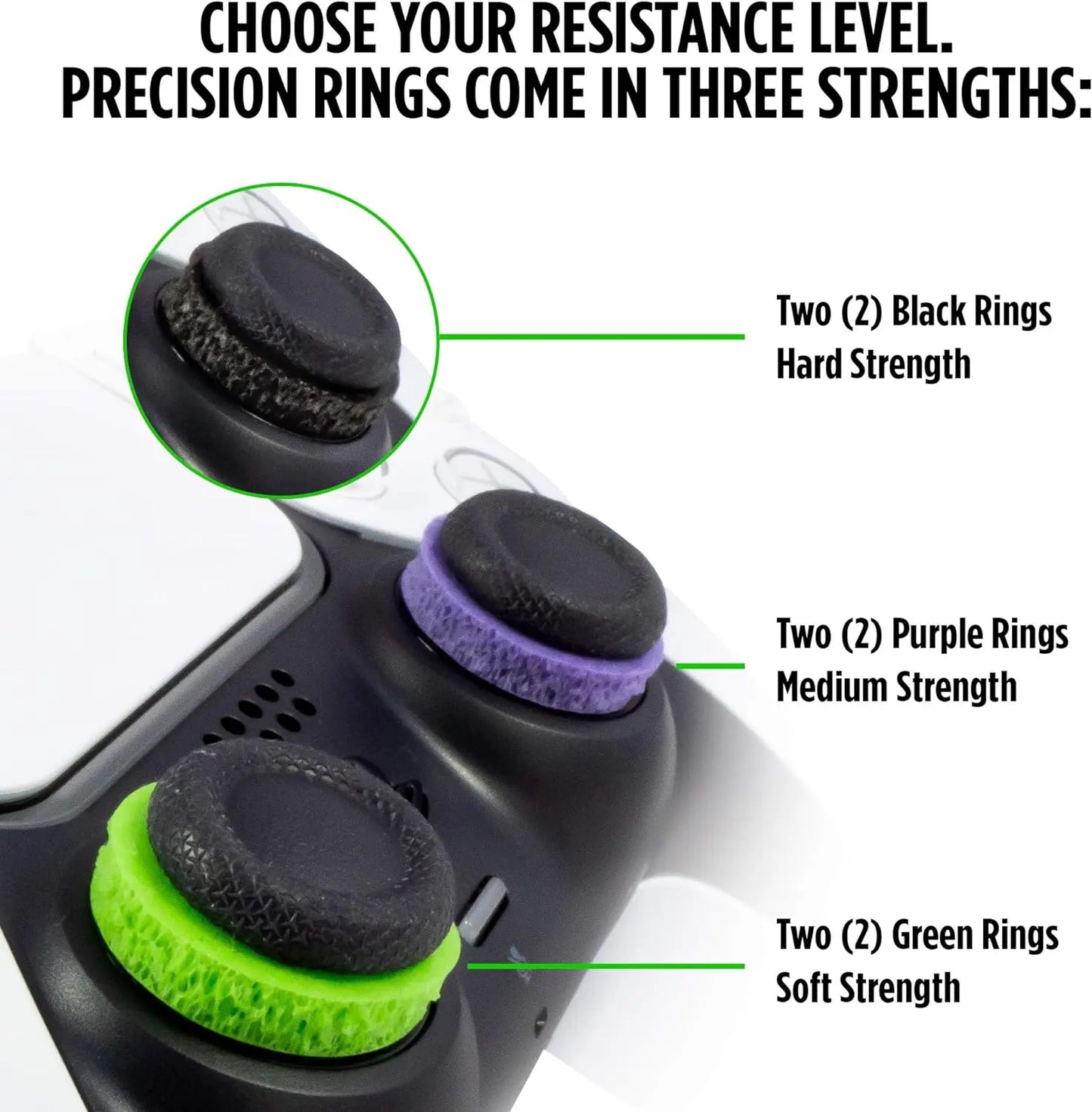 KontrolFreek FPS Freek Galaxy for PS4 High-Rise Analog Stick PS5 Controller | Performance Thumbsticks Game Joystick Silicone Cap