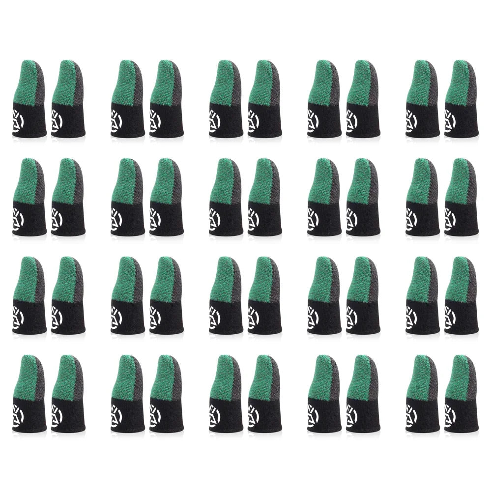 1-20Pairs Mobile Finger Sleeve Breathable Thumb Gloves Sweatproof Anti Slip Touch Screen Controller Finger Cover for PUBG Game
