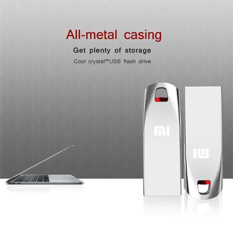 2TB Metal Usb 3.0 Flash Drives High Speed Pendrive 1TB 512GB Usb Drive Portable SSD Memoria Usb Flash Disk TYPE-C Adapter