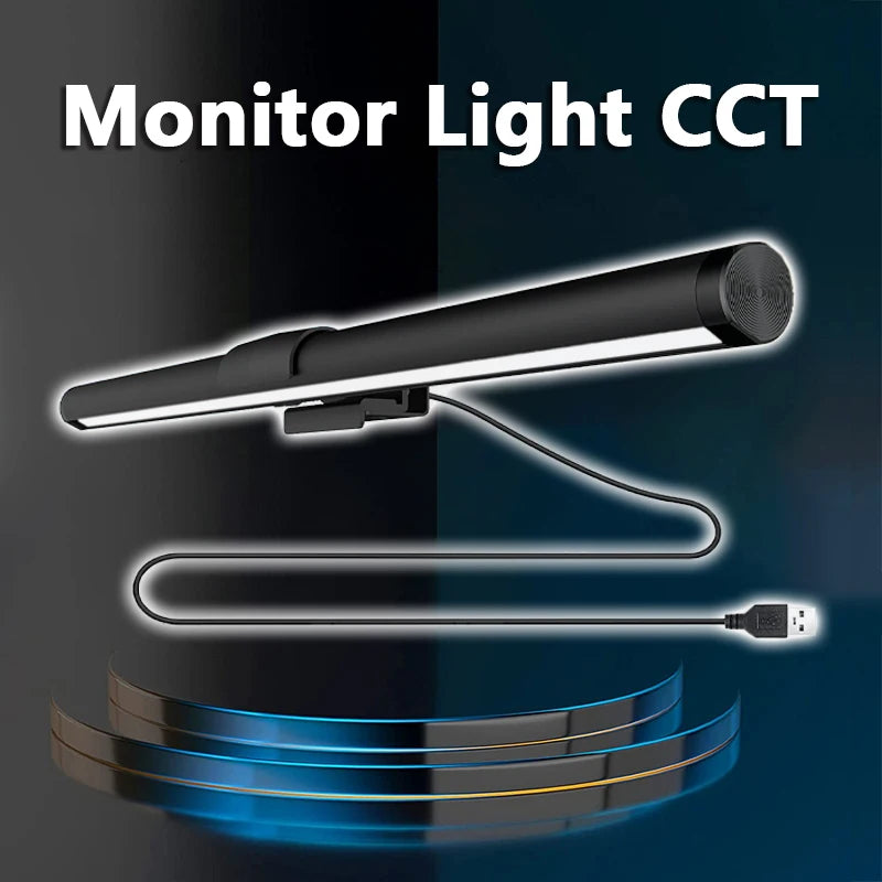 Screen USB RGB Light Bar Monitor Lamp Led Computer Monitor Light Bar Desk Lighting For Study Reading Table Stepless Dimming Lamp
