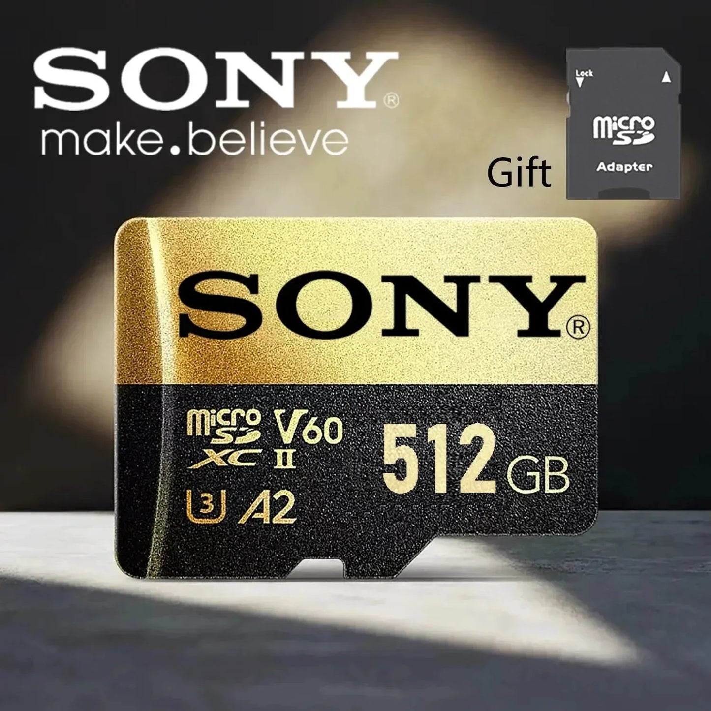 Sony SD Memory Card High Speed Micro TF SD Card 128GB 1TB 512GB 256GB A2 U3 V30 SD TF Flash Cards For Xiaomi Phone Computer