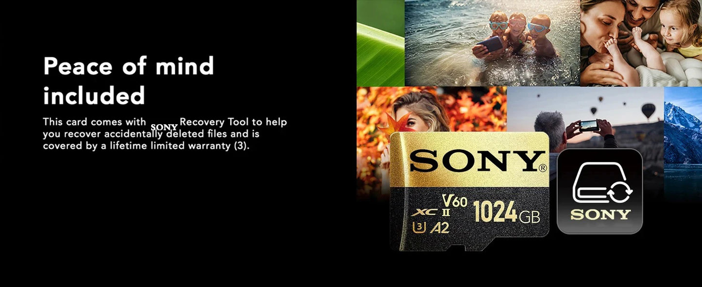 Original SONY Memory Card 1TB 64GB 128GB Class10 512GB 100MB/s UHS-I Flash Micro SD Card C10 Ultra A1 Micro SD HC/SDXC