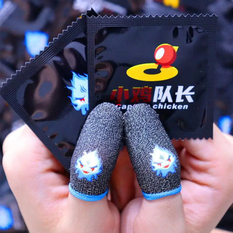 1Pair Finger Cover Suitable for PUBG Mobile Game Finger Cover Breathable Game Controller Touch Screen Game Thumb Gloves