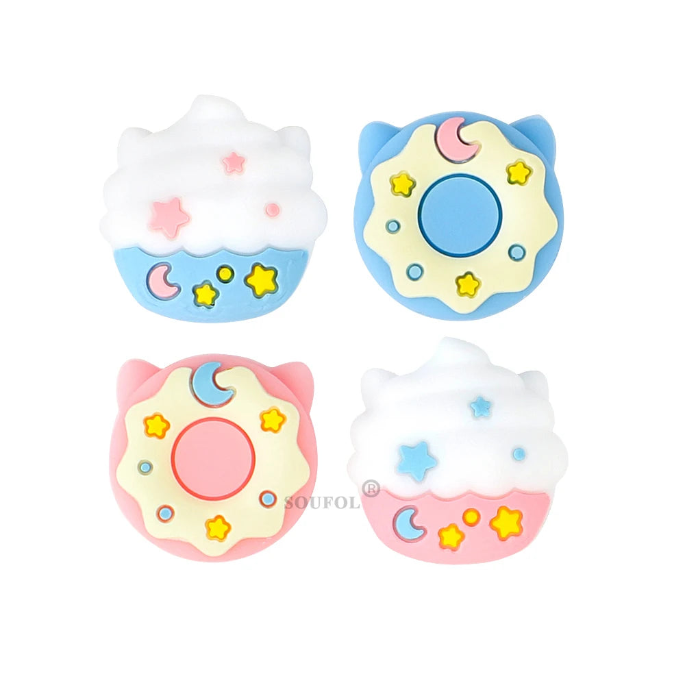 4pcs Silicone Soft Thumb Stick Grip Cap Joystick Cover For Psvita PS Vita PSV 1000 Fat/2000 Slim Protector Case Game Accessories