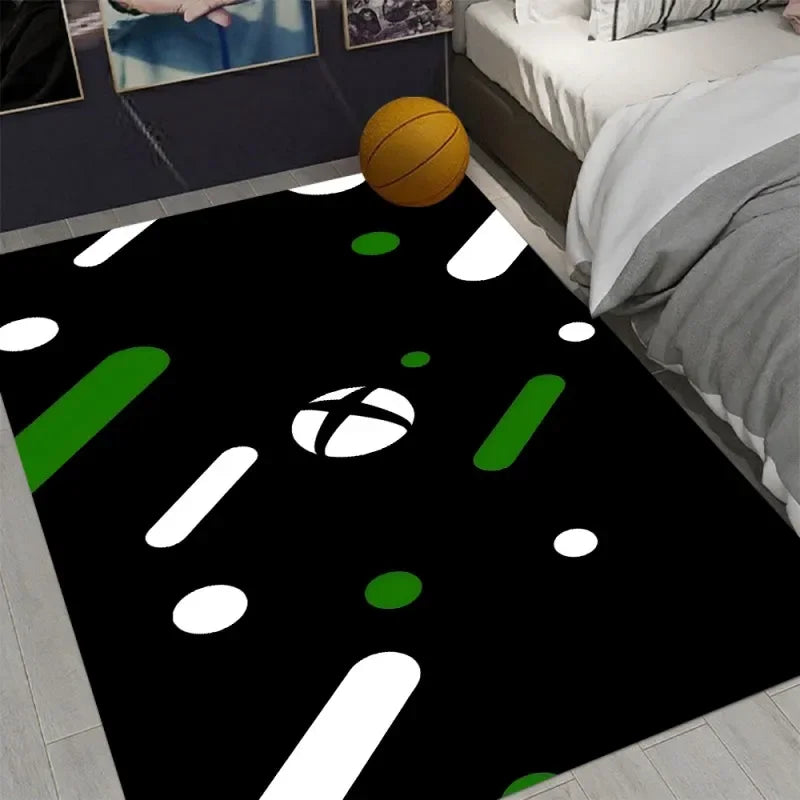 Xbox Gaming Carpet Living Room Washable Floor Lounge Large Area Non-Slip Carpet Teen Boy Girl Room Decoration Rug