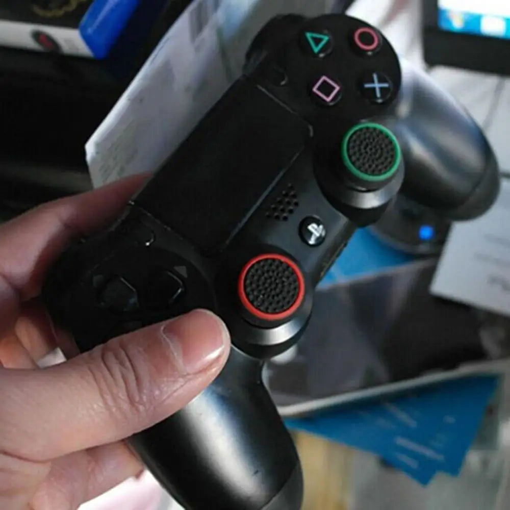 4 Pcs Controller Thumb Silicone Stick Grip Cap Cover For ONE 360 Game Accessories For PS3 Controllers Colorful
