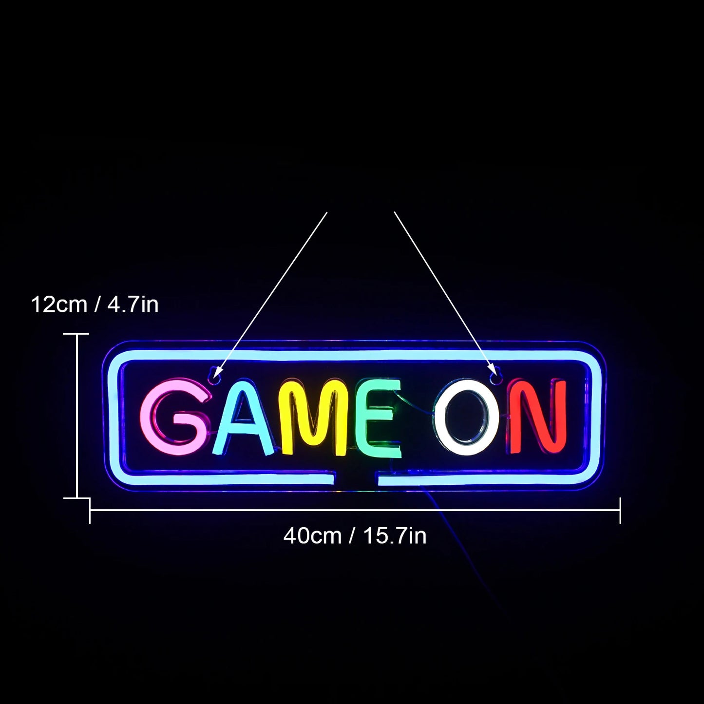 Game Room Neon Sign Led Lights Up Sign Home Gaming Lighting For Men Cave Game Room Party Birthday Bedroom Decoration Light Gifts