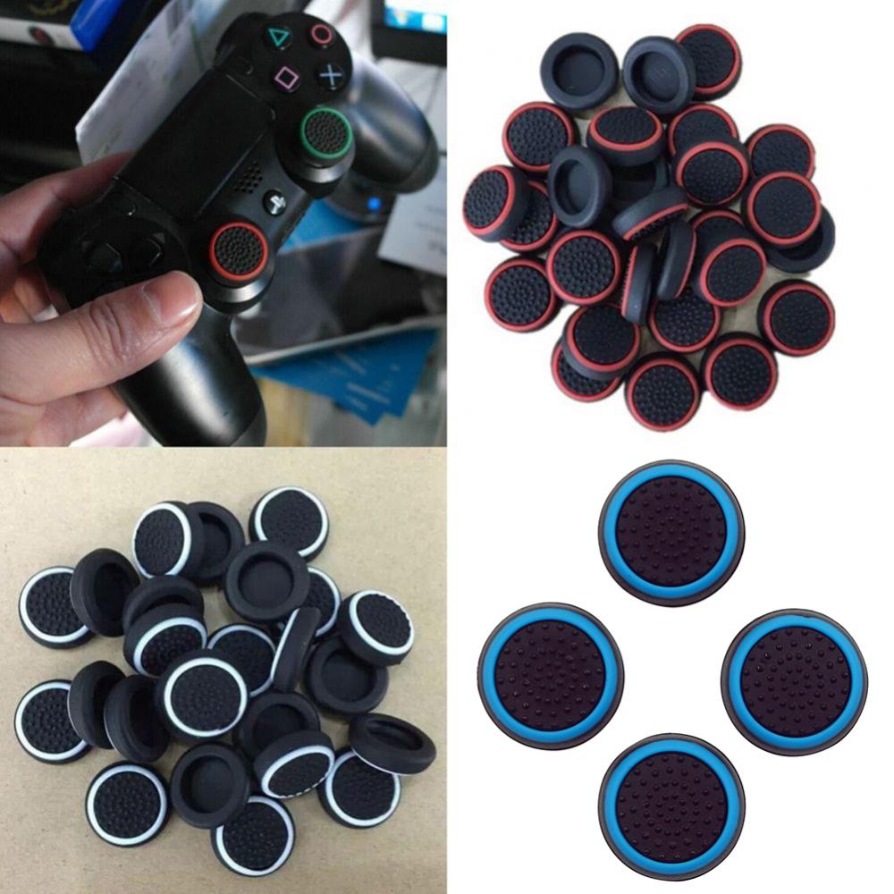 4 Pcs Controller Thumb Silicone Stick Grip Cap Cover For ONE 360 Game Accessories For PS3 Controllers Colorful
