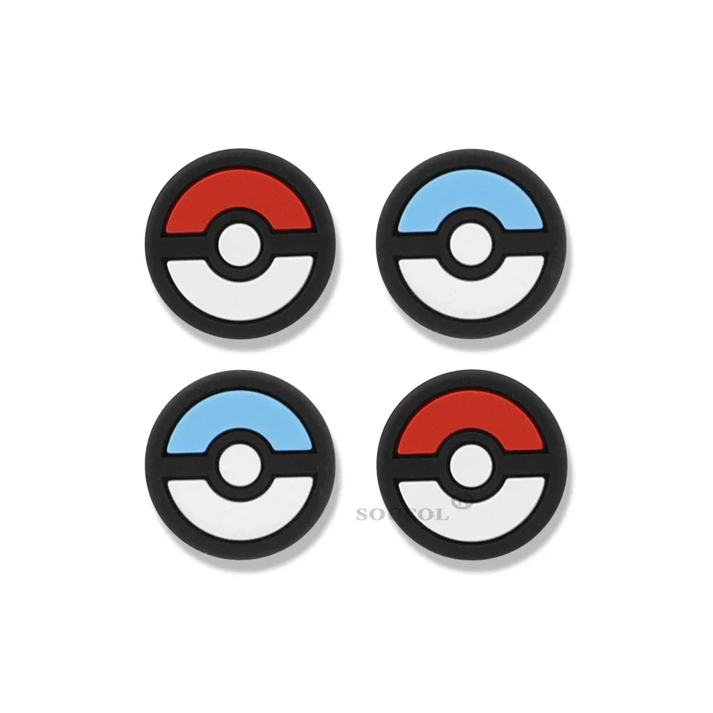 4pcs Silicone Soft Thumb Stick Grip Cap Joystick Cover For Psvita PS Vita PSV 1000 Fat/2000 Slim Protector Case Game Accessories