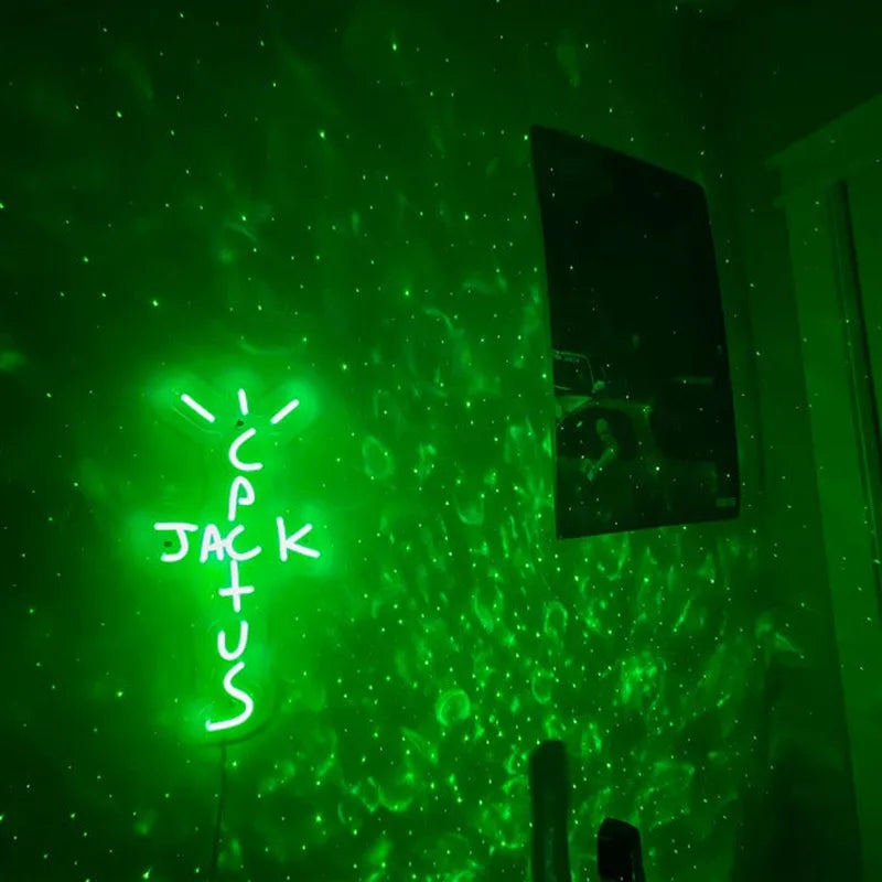 Cactus Jack LED Custom Neon Sign USB Light Room Decoration Neon Light Rap West Coast Bedroom Wall Decoration Bar Pub Party Decor