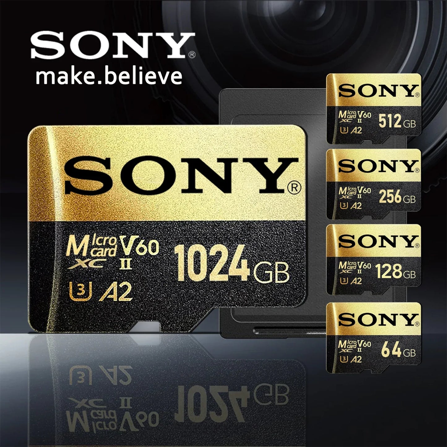 SONY 1TB Micro SD Card Memory Card Hight Speed MIni MicroSD Card 1TB 512GB 256GB 128GB SD TF Flash Card For XIaomi Camera PC
