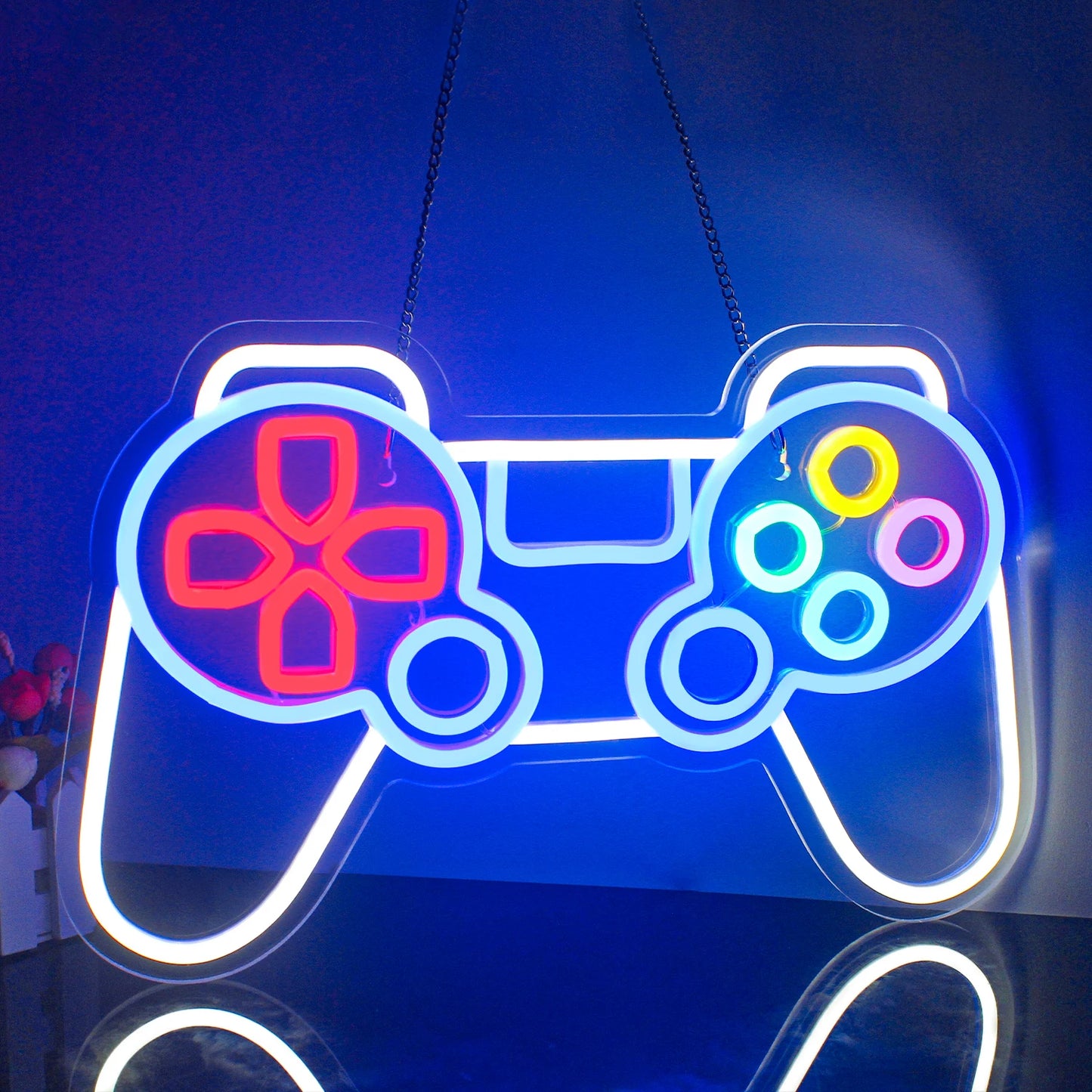 Game Room Neon Sign Led Lights Up Sign Home Gaming Lighting For Men Cave Game Room Party Birthday Bedroom Decoration Light Gifts