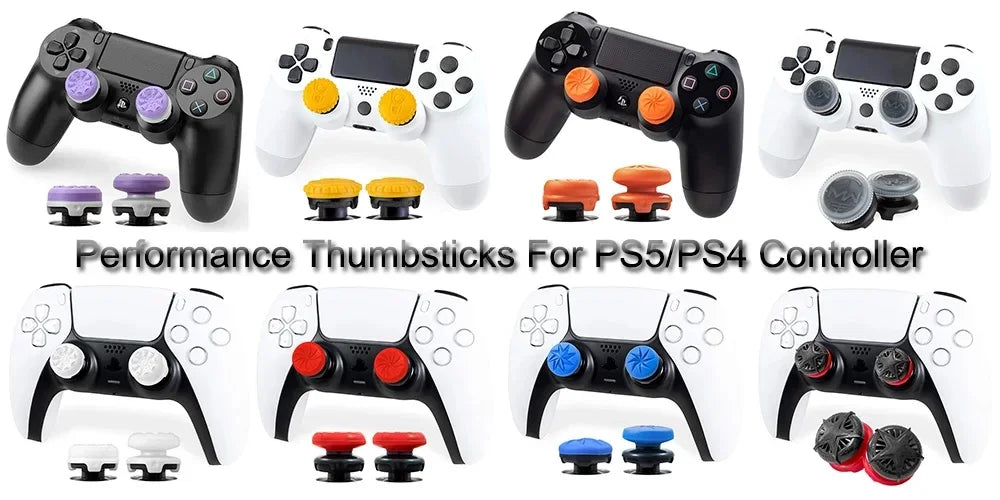 KontrolFreek FPS Freek Galaxy for PS4 High-Rise Analog Stick PS5 Controller | Performance Thumbsticks Game Joystick Silicone Cap