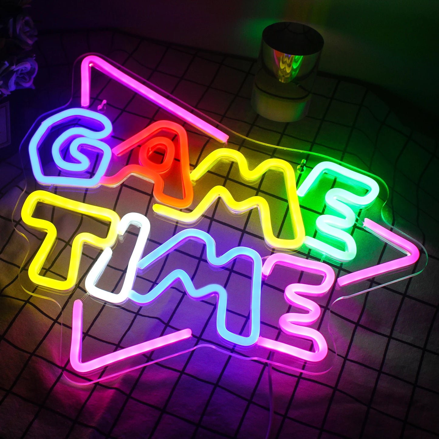 Game Room Neon Sign Led Lights Up Sign Home Gaming Lighting For Men Cave Game Room Party Birthday Bedroom Decoration Light Gifts