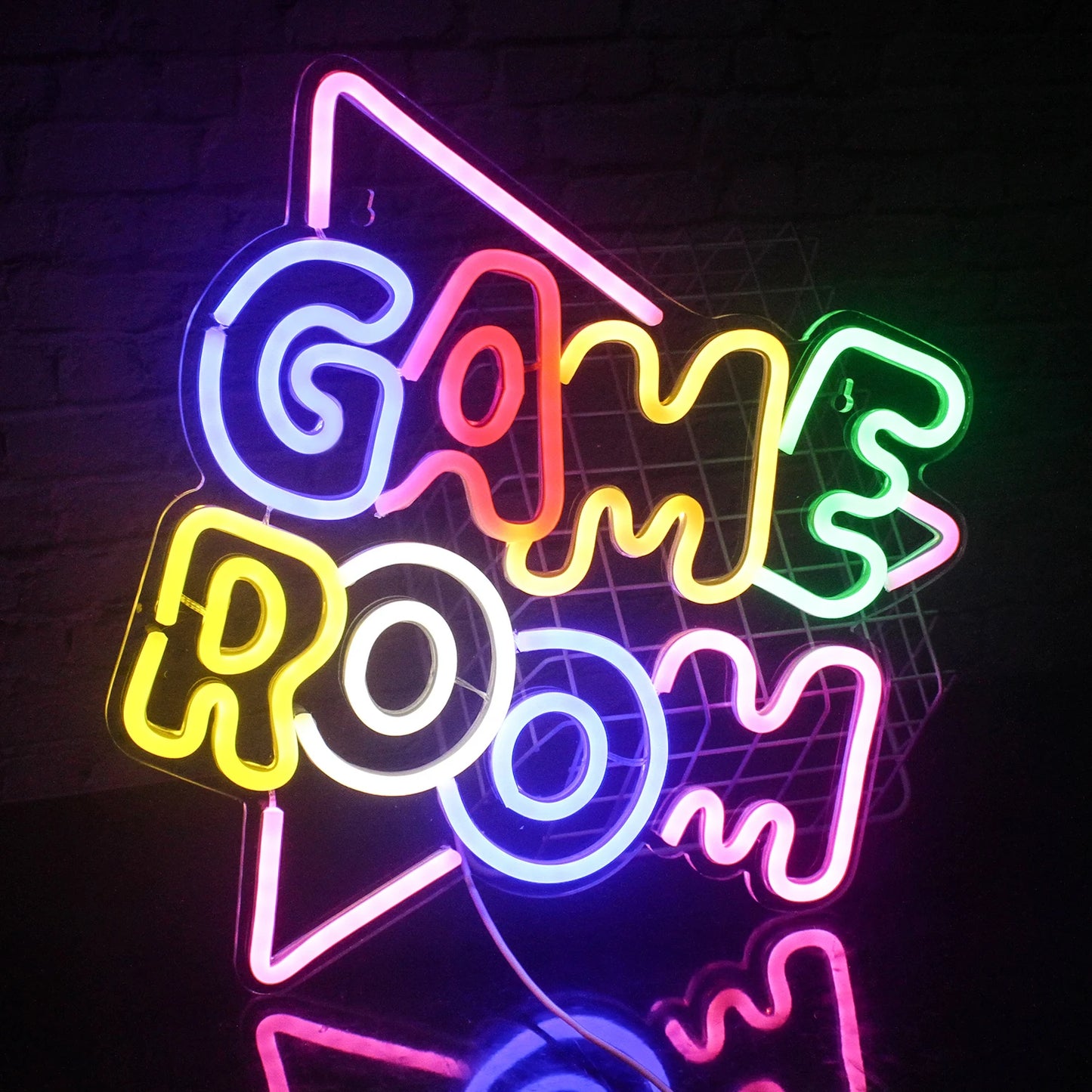 Game Room Neon Sign Led Lights Up Sign Home Gaming Lighting For Men Cave Game Room Party Birthday Bedroom Decoration Light Gifts