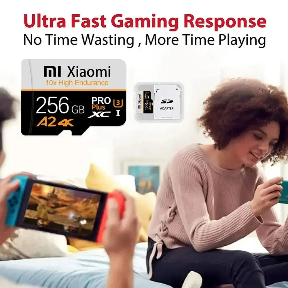 Xiaomi High Speed Memory Card 1TB 2TB Micro TF SD Card 128GB 256GB TF Card For Camera Surveillance Devices For Sony For Lenovo