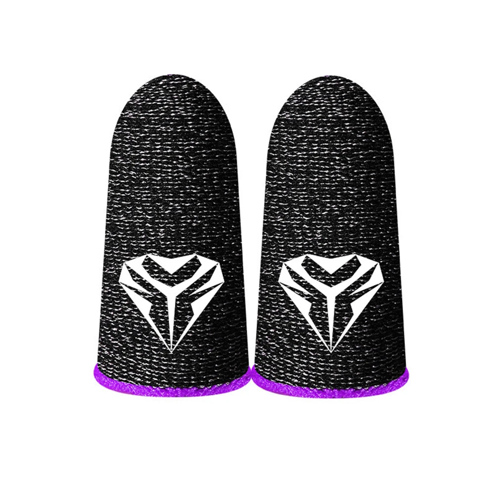 1-5Pairs Mobile Game Fingertip Gloves Sweatproof Anti-slip Gaming Finger Sleeve  for PUBG Breathable Fingertip Cover Thumb Glove