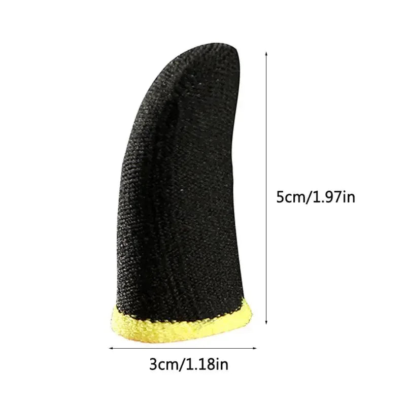 1 Pair For PUBG Mobile Games Gaming Finger Sleeve Breathable Fingertips Cover