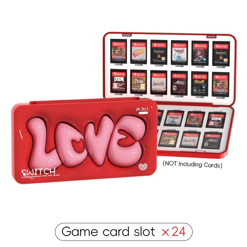 DATA FROG 24 in 1 Game Card Case Protective Holder Hard Shell Game Card Storage Box For Nintendo Switch/Lite/Oled Accessories