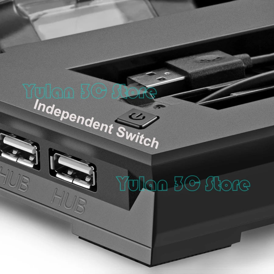 PS4 Slim Vertical Stand with Cooler Cooling Fan Controller Charger Charging Dock Station Play Station 4 PS 4 S Games Accessories
