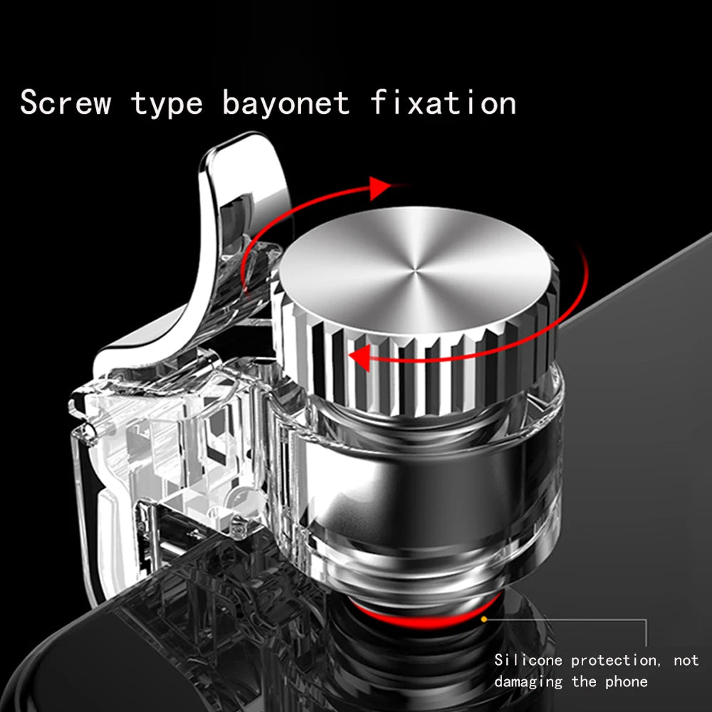 2pcs Metal Smart Phone Mobile Gaming Trigger Joystick for PUBG Mobile Gamepad Fire Button Aim Key L1R1 Shooter Pubg Controller