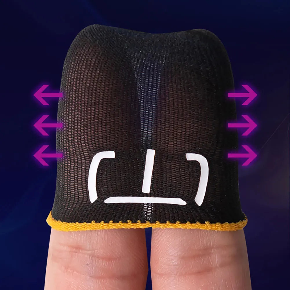 100-10PCS Finger Cover Game Controller For PUBG Sweatproof Anti-slip Fingertip Cover Thumb Gloves For Mobile Game