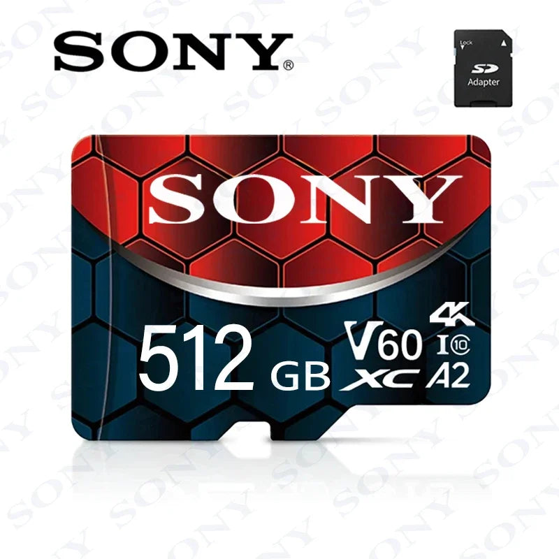 New Sony TF Memory Card 2TB High Speed Micro SD Card 1TB 512GB 256GB 128GB A2 U3 V60 SD TF Flash Cards for Xiaomi Phone Computer