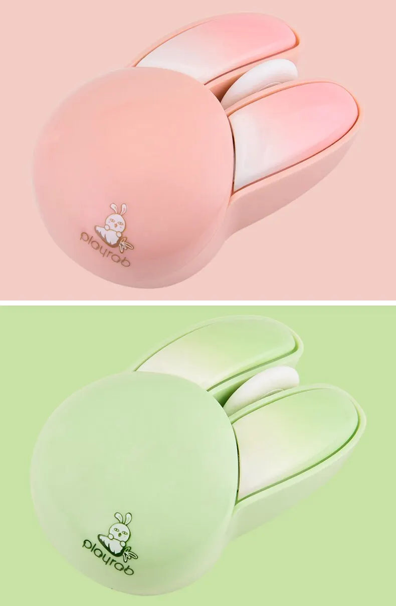 MOFII Wireless Silent Mouse, Cute Rabbit Design, 2.4 GHz USB Mini Receiver  Optical Mouse for Laptop, PC, Computer, Notebook