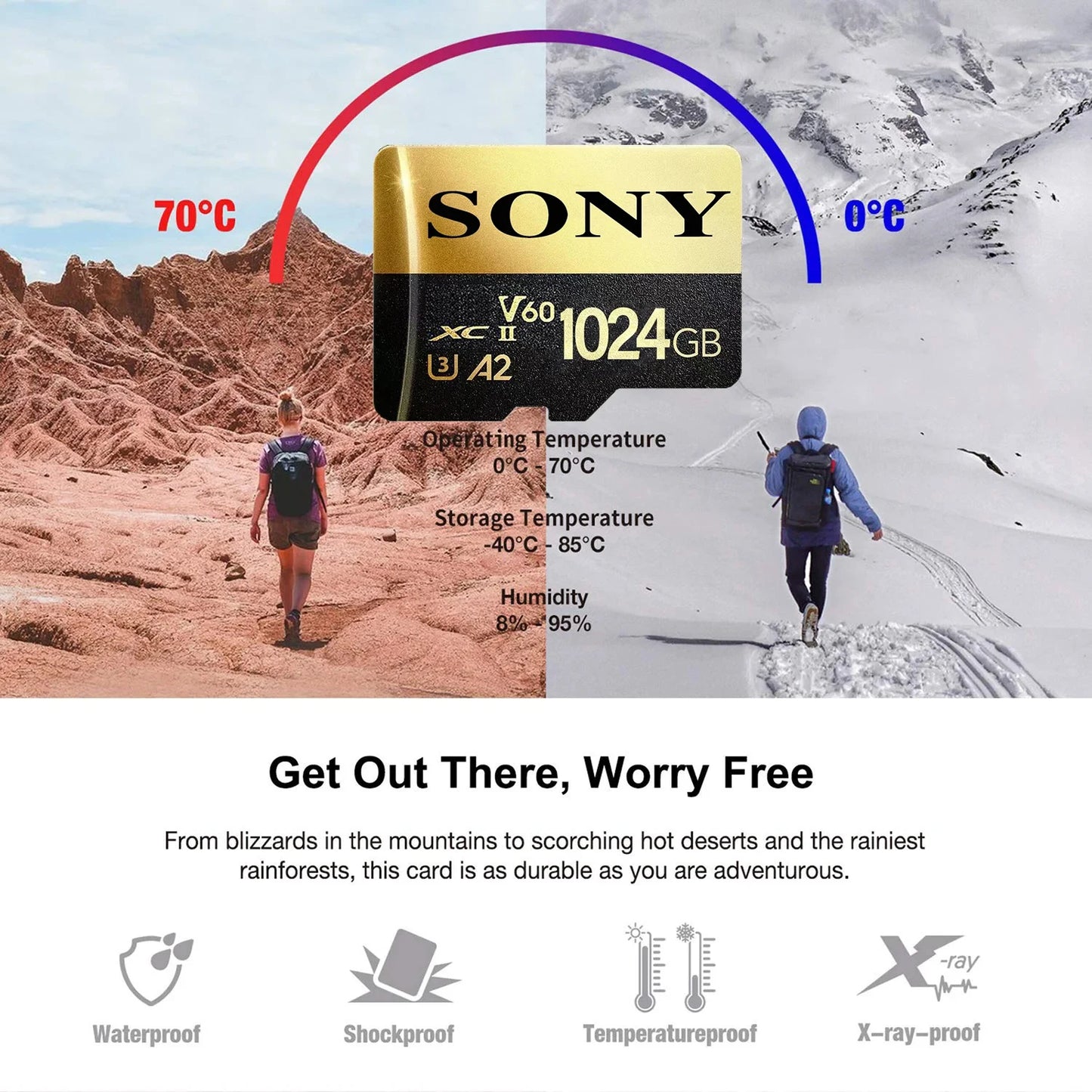 Original SONY Memory Card 1TB 64GB 128GB Class10 512GB 100MB/s UHS-I Flash Micro SD Card C10 Ultra A1 Micro SD HC/SDXC