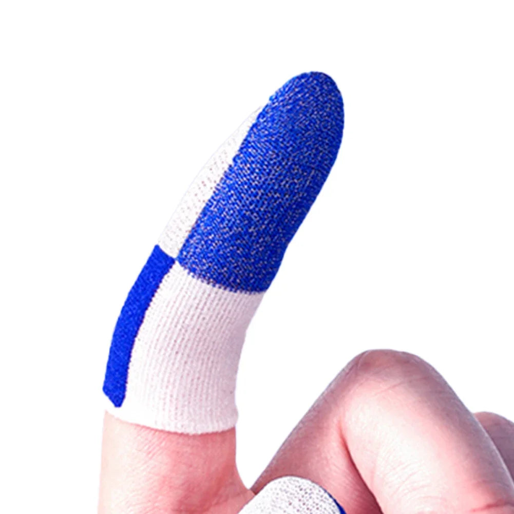 1-20Pairs Mobile Finger Sleeve Breathable Thumb Gloves Sweatproof Anti Slip Touch Screen Controller Finger Cover for PUBG Game