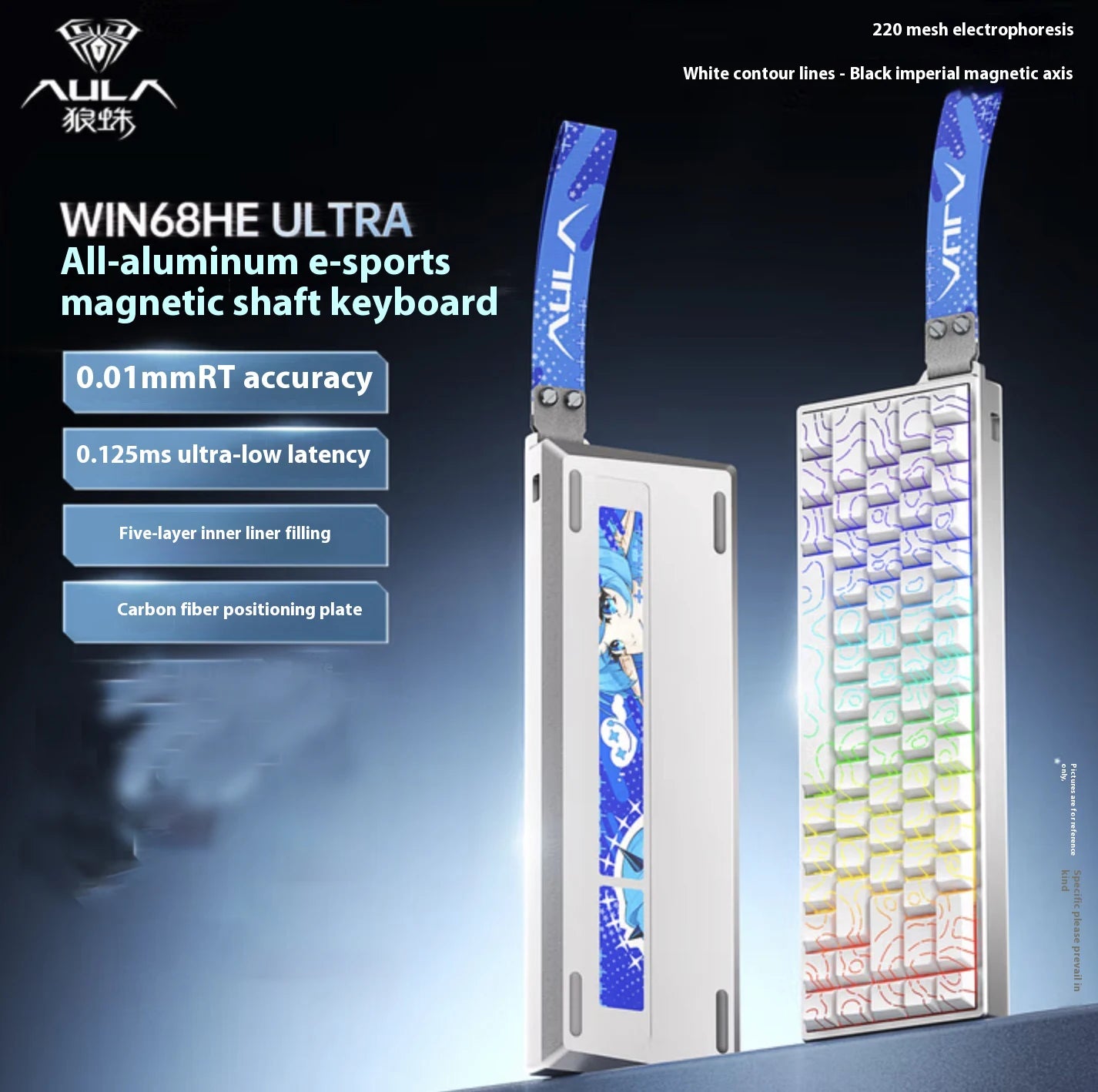 Aula Win60 Win68 He Magnetic Switch Keyboards 8K Gaming Mechanical Keyboard Wired Esports RGB Light Hot-Swap For Pc Gamer Gift
