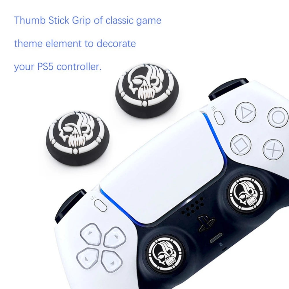 2pcs Soft Silicone ThumbStick Grip Cap For PlayStation 5 PS5 PS4/Slim/Pro Xbox Series S/X Gamepad Joystick Thumb grip Caps Cover