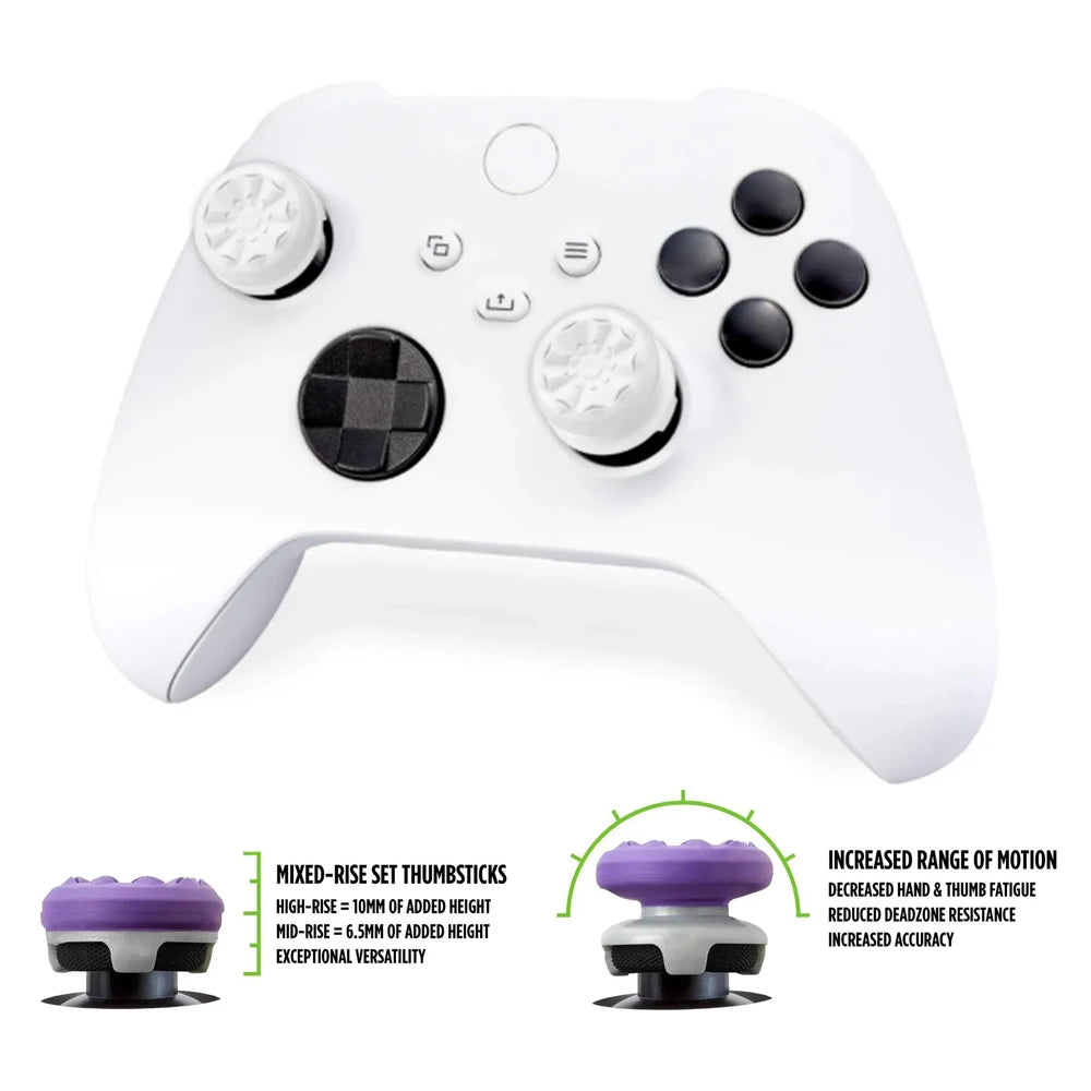 NEW 2pcs  xbox one  Performance Thumb Grip Caps Silicone Analog Stick Caps Cover for Xbox Series X/S Controller Silicone Cap