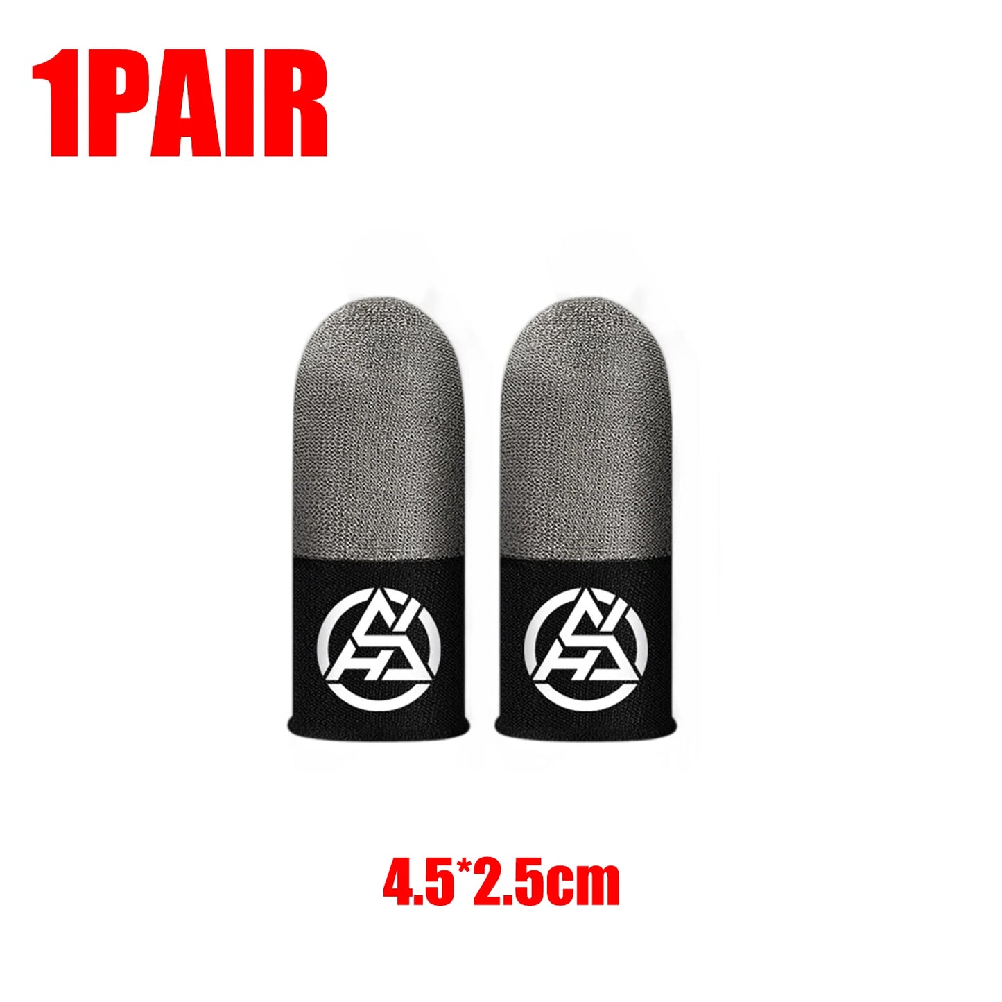 1/2 Pair Luminous Finger Sleeve Sweat-Proof Game Breathable Finger Cots Cover Sensitive Mobile Touch Glove for PUBG Phone Games