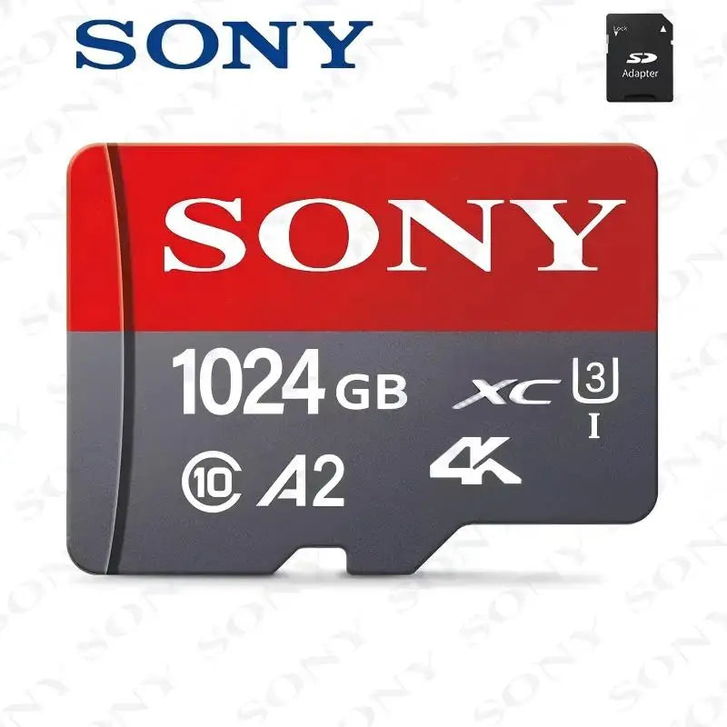 Sony 100% Original Class 10 A1 Memory Card 1TB 512GB 256GB 128GB 64GB SDXC V30 U3 SDHC V10 U1 Micro SD Card Flash Micro Sd
