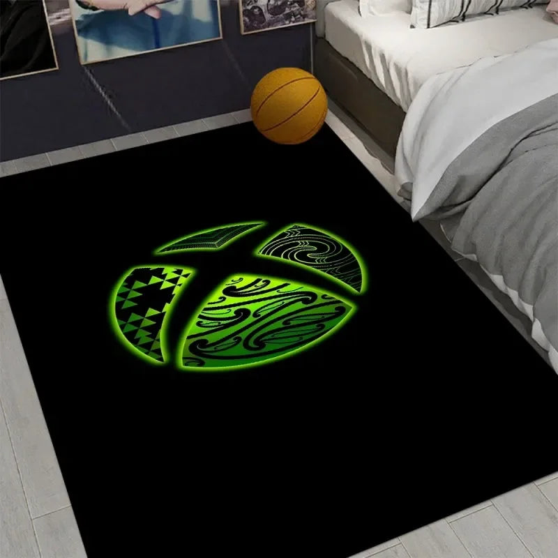 Xbox Gaming Carpet Living Room Washable Floor Lounge Large Area Non-Slip Carpet Teen Boy Girl Room Decoration Rug