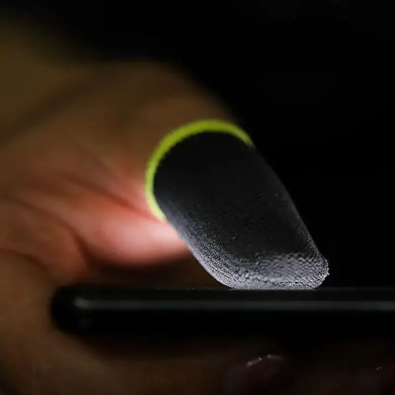 1 Pair For PUBG Mobile Games Gaming Finger Sleeve Breathable Fingertips Cover