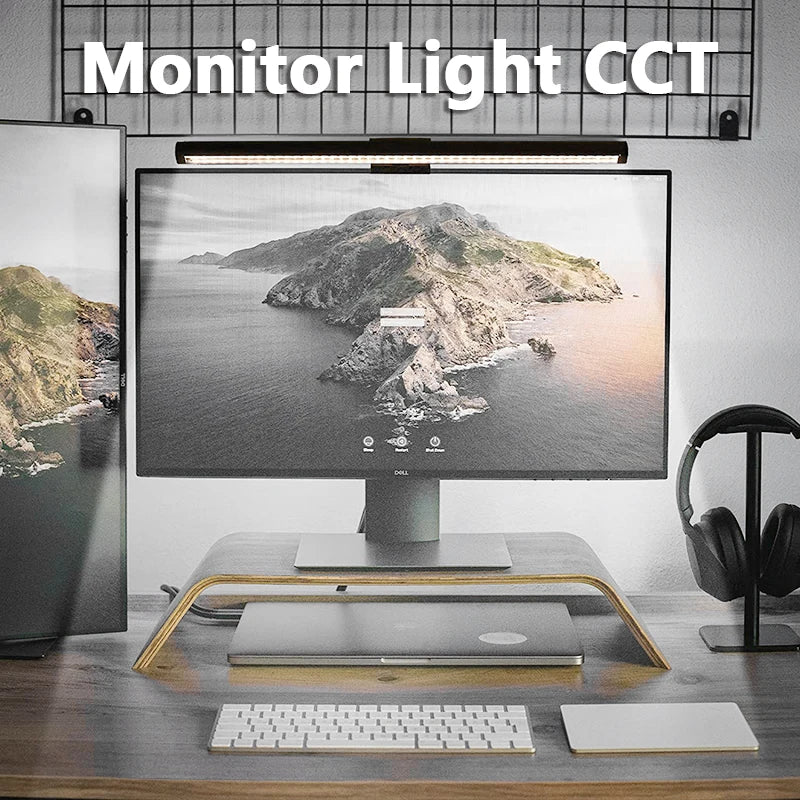 Screen USB RGB Light Bar Monitor Lamp Led Computer Monitor Light Bar Desk Lighting For Study Reading Table Stepless Dimming Lamp